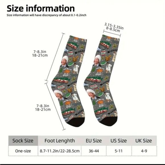 3 for 26$ - National Lampoon Christmas Vacation Socks - Picture 4 of 7